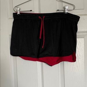 Black and Red Women's Shorts